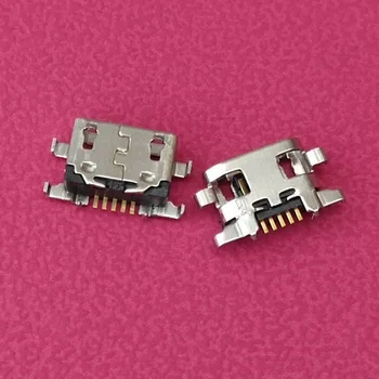 100 kozarcev Micro USB za polnjenje Dock Vmesnik vtičnico Za Lenovo Vibe A7020 K5 Opomba Za Meizu M6 meilan 6 Za Redmi 5 Plus 5pin connecto