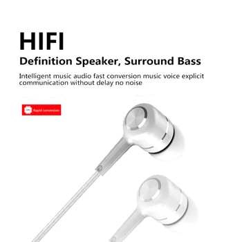 3,5 mm Slušalke Za Huawei Xiaomi Z Mikrofonom Slušalke Slušalke Vgrajen Mikrofon V Uho Žične Slušalke Za Pametne telefone