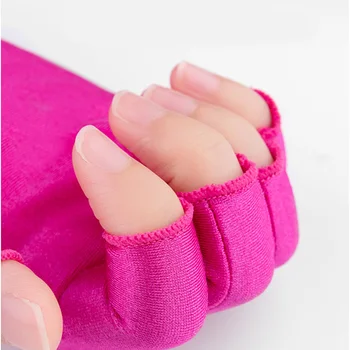 6 barv, UV zaščita nohtov rokavice UV fingerless manikira nohtov orodja LED lučka za nohte, lase sevanja zaščito za roke