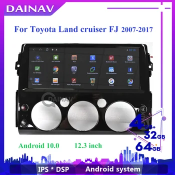 Android 10.0 Avto, Zaslon na Dotik, GPS Radio Stereo 2 din Za Toyota Land cruiser FJ 2007 2008 2009-2017 Avto Avdio Predvajalnik