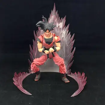 Anime Perifernih Dragon Ball Super Saiyan Črne Lase Luksuzna Izdaja SHF Goku Kazniva Model Dekoracijo Igrača Darilo