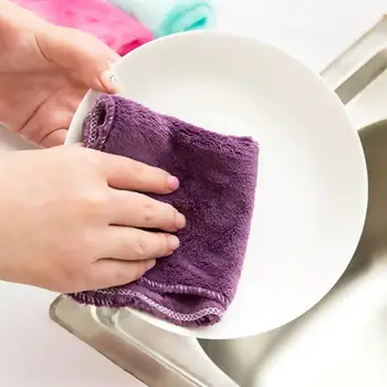 Anti-mast, Čistilne Krpe Učinkovito Super Vpojno Mikrovlaken za Čiščenje Krpo Doma za Pranje Posode v Kuhinji Čiščenje Brisačo Dropship