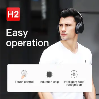 Bluedio H2 Bluetooth Slušalke ANC Brezžične Slušalke, HI-fi Sound Korak Štetje Reža za Kartico SD Oblak Funkcijo Smart APP