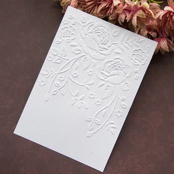 Cvet Predloge Obrti Plastične Šablone za Izdelavo Papirja Kartico Poročno Dekoracijo DIY Scrapbooking 1Pcs Reliefi Mape