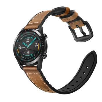 Huawei watch GT 2 trak GT2 band 46mm Usnje zanke Watrchband Zapestnica pasu smart watchband pribor 22 mm huawei watch gt