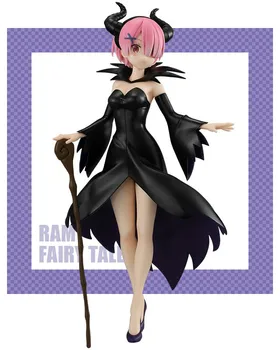 Japanes Anime Re:Nič kara Hajimeru Isekai Seikatsu melanism RAM PVC Dejanje Slika Anime Slika Model Igrače Slika Lutka Darilo