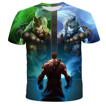 LOL T-shirt League of Legends T-shirt Fantje T-shirt Otroci Priljubljenih iger Oblačila, otroška Oblačila poletje Fantje modni T-shirt