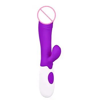 Mehki Silikonski Vibrator za G Spot Masaža Sex Igrače Klitoris Stimulator Nepremočljiva Ženski Spol Igrača AV Palico Ženski Masturbator