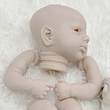 NPK 20Inches Prerojeni Lutka Baby Kit Loulou Buden Unpainted Lutka Deli DIY Prazno sveže barve, mehka na dotik