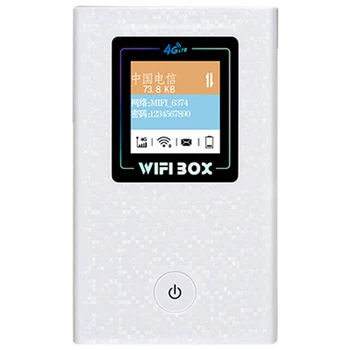 Prenosni 4G Wifi 4G Lte Usmerjevalnik Wifi Brezžični Usmerjevalnik 6800MAh Baterija Power Bank Točka, Odklenjen Avto, Mobilni z Režo za Kartico Sim