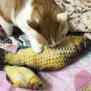 Realno Mačka Igrača Ribe Catnip Mint Polnjene Pet Interaktivnih Žvečilni Play 20 cm Ribe Igrače Za Mačke Kuža Pes Pet Žvečilni Ugriz Igrače