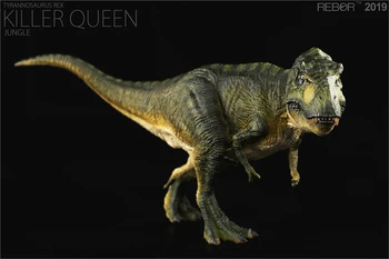 REBOR 1/35 Obsega Tyrannosaurus Rex Killer Queen Slika T-Rex Kip Realne Dinozaver Akcijska Figura, PVC Model Darilo Igrača za Odrasle