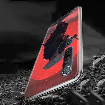 Silikonski Mehko Primeru za Xiaomi Mi Opomba 10 Lite 10 9T 10T Pro 9 SE CC9 CC9E Poco M3 M2 X3 NFC Telefon Kritje Samurai
