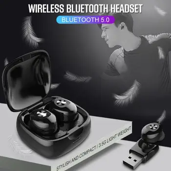 TWS XG12 Bluetooth 5.0 Res Brezžične Slušalke z Dvojno Mimo 3D Stereo Zvok Športne Slušalke Z Mikrofonom Auriculares Bluetooth