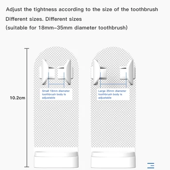 Visoka Kakovost Wall Mount Električna Zobna Ščetka Držalo Električne Zobne Ščetke Stander Telo Bazo Za Podporo Obleko Za 90% Zobna Ščetka