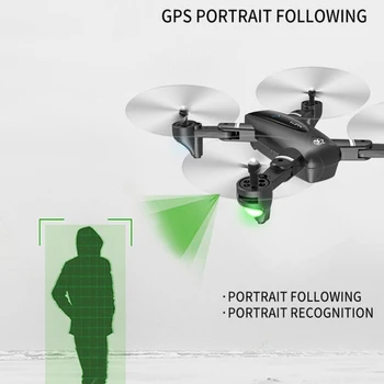 WIFI FPV Proffessional GPS Menoj RC Brnenje 20Mins Položaj GPS Surround Let RC Helikopter Quadrocopter Z 1080P Kamera