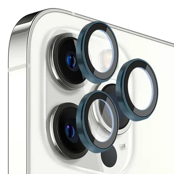 Za iPhone 12 Pro Max Enojni Kovinski Objektiv Kamere Zaščitnik Pribor Ptotective Stekla Za iphone 12 Pro Max Objektiv Film Obroč