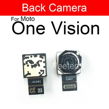 Zadaj Glavni Kameri Za Motorola Moto Eden / Ena Vizija Spredaj Sooča Kamero Modul Flex Ploski Kabel Zamenjava Rezervnih Delov