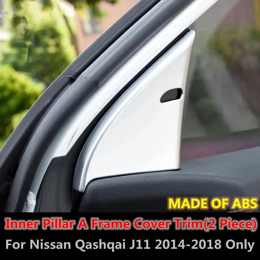ABS Notranji Steber, Okvir Pokrova Trim 2 kom / Set Za Nissan Qashqai J11 2016 2017 2018
