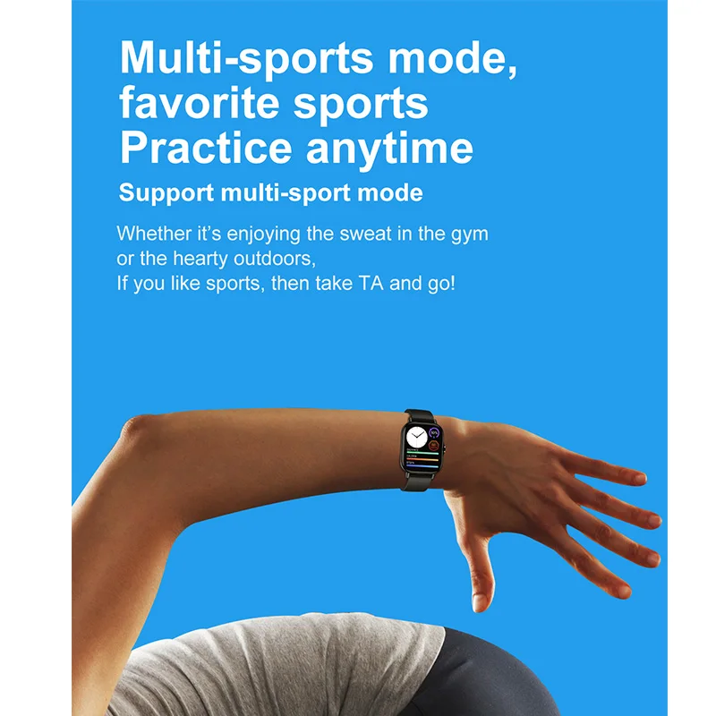 DT94 Bluetooth Klic Pametno Gledati Ženske Moški Fitnes Tracker Krvnega Tlaka, Srčnega utripa, Spremljanje Dolgo življenjsko Šport Smartwatch