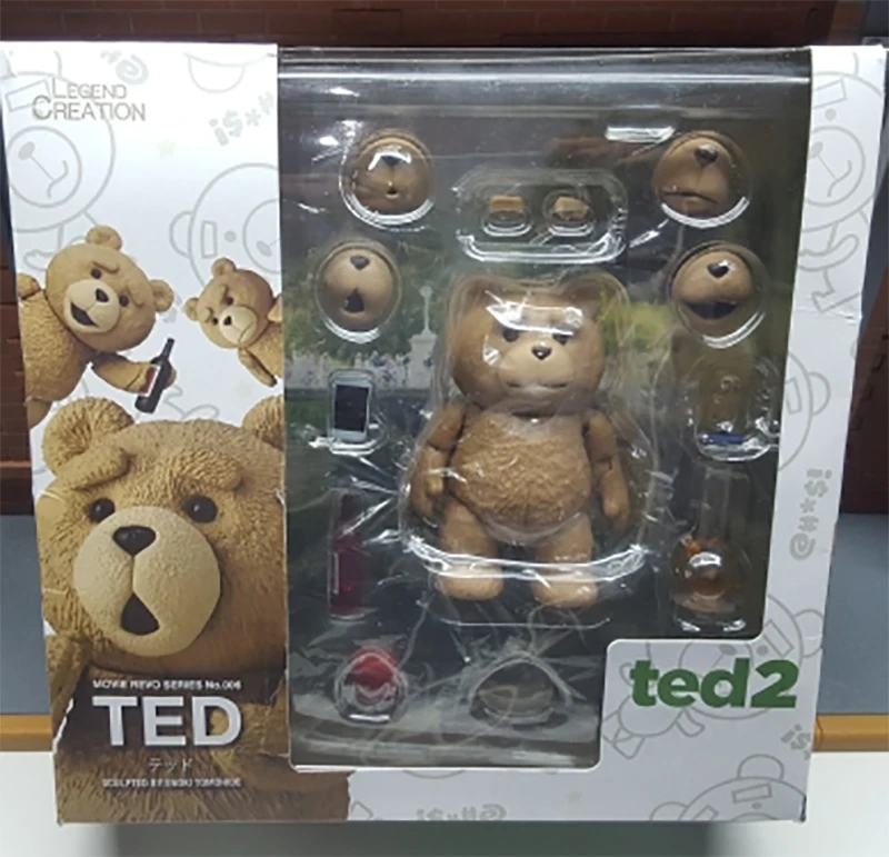 V škatlah medvedek Slika TED 2 Ted Akcijska Figura Filma Model Igrače 10 cm