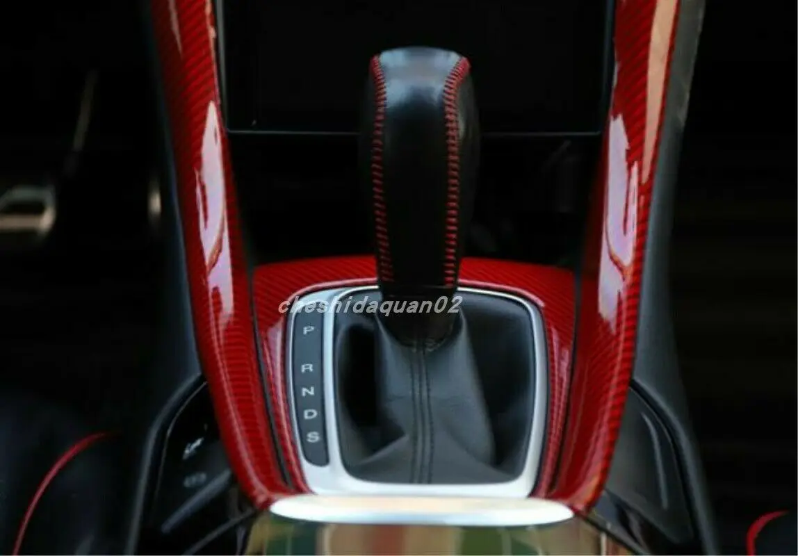 Za Ford Fusion Mondeo 2013 2016 Visoko kakovostno Rdeče Ogljikovih vlaken Avto Notranje zadeve komplet Zajema Trim