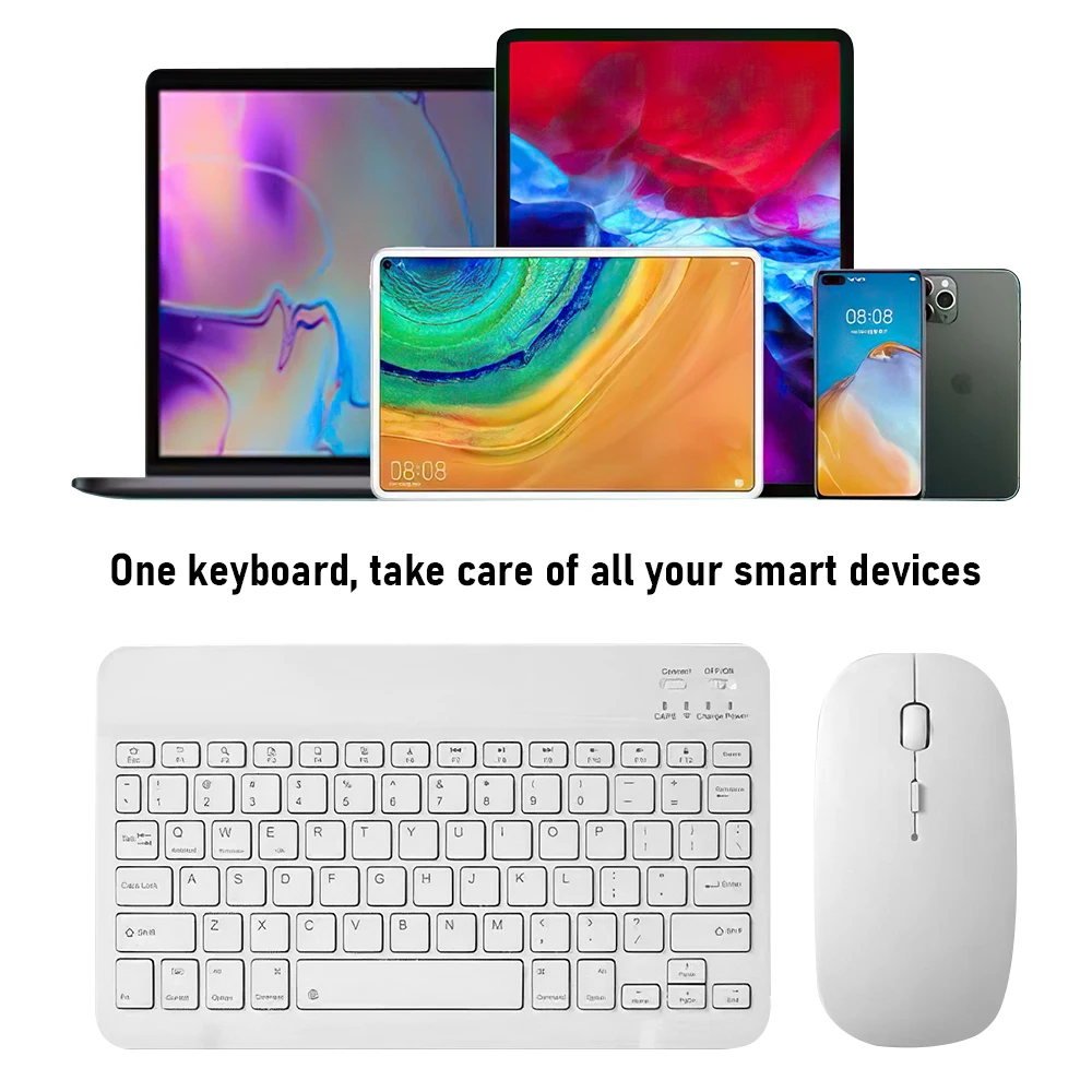Brezžična tehnologija Bluetooth Tablični računalnik Miške in Tipkovnice Combo Za iPad Pro Samsung Xiaomi Lenovo iOS, Android, Windows Tablet